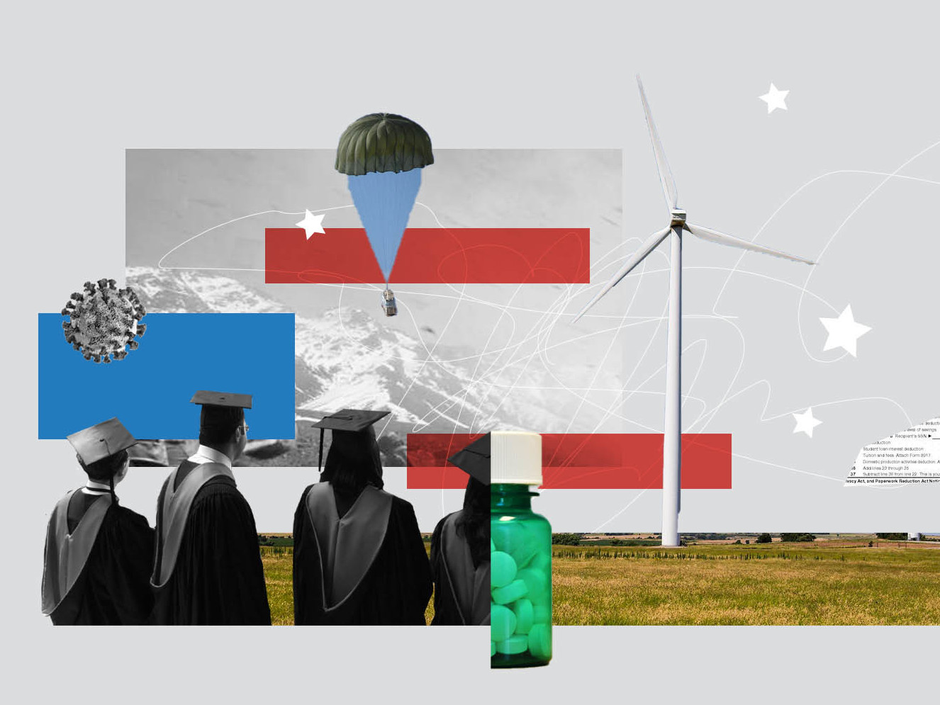 Compare President Trump's and Democratic nominee Joe Biden's policy positions.