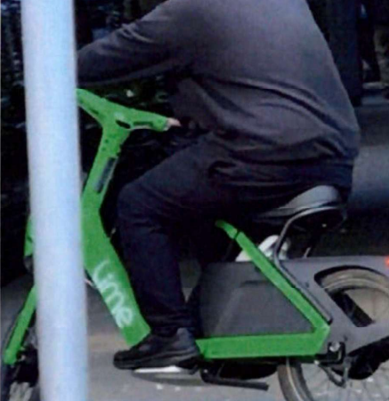 caption: A victim posted this photo of the man who allegedly grabbed her from a Lime bike in Seattle in June of 2025, prompting other victims to report similar assaults.