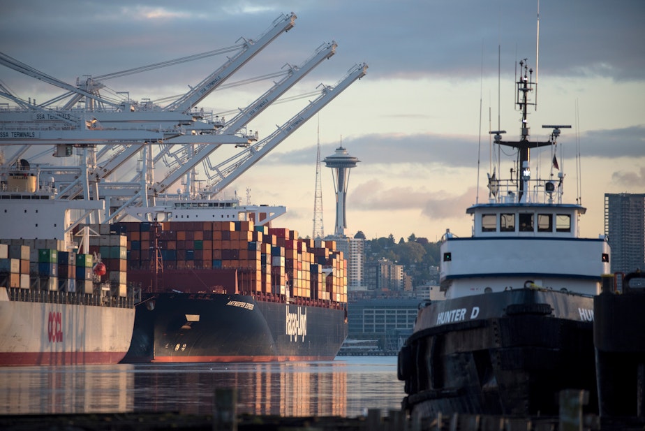 caption: The Port of Seattle