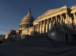 caption: Senate lawmakers on Wednesday are expected to debate a set of voting rights bills.
