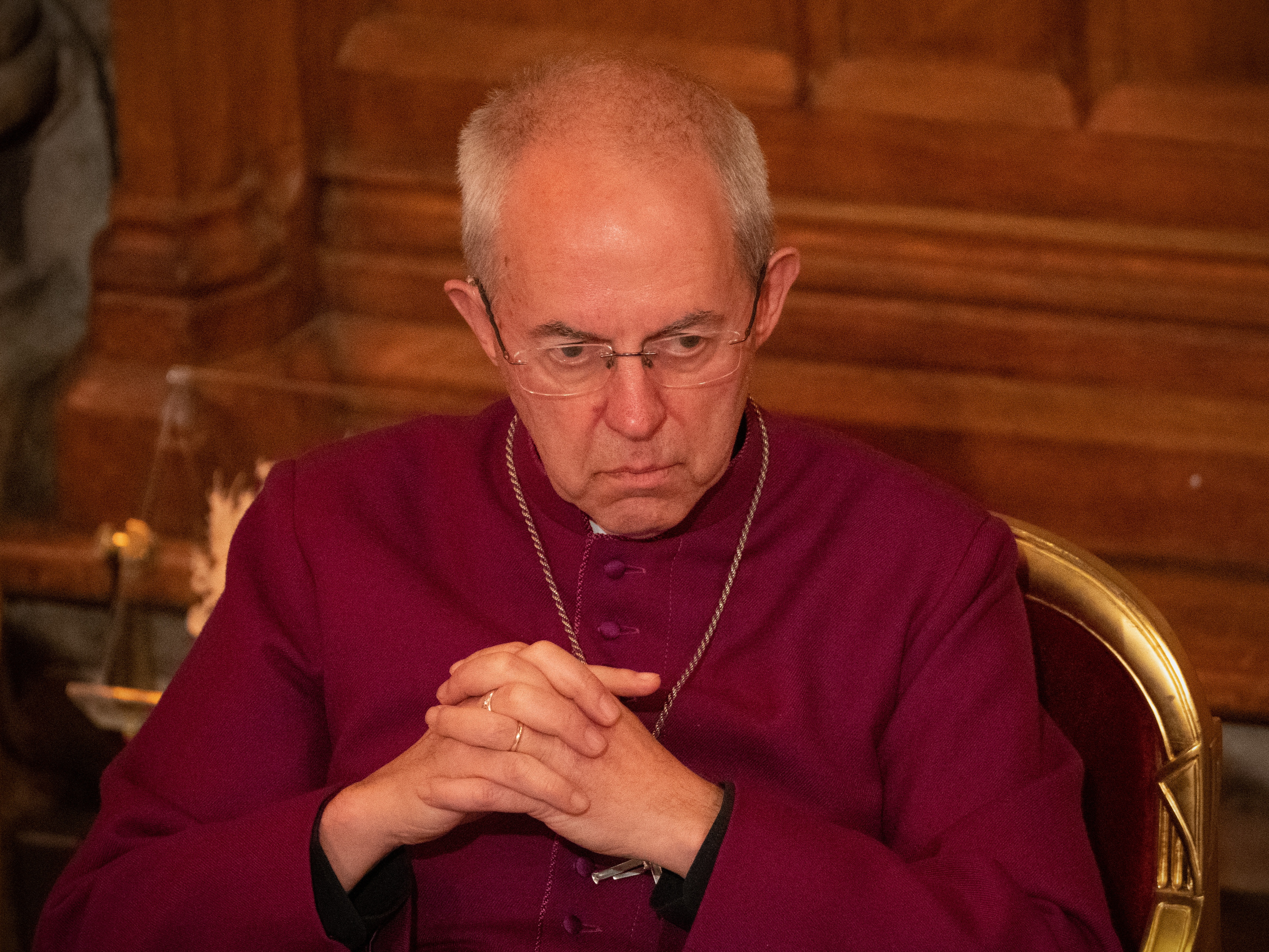 caption: The Archbishop of Canterbury resigned after failing to report sexual abuse.
