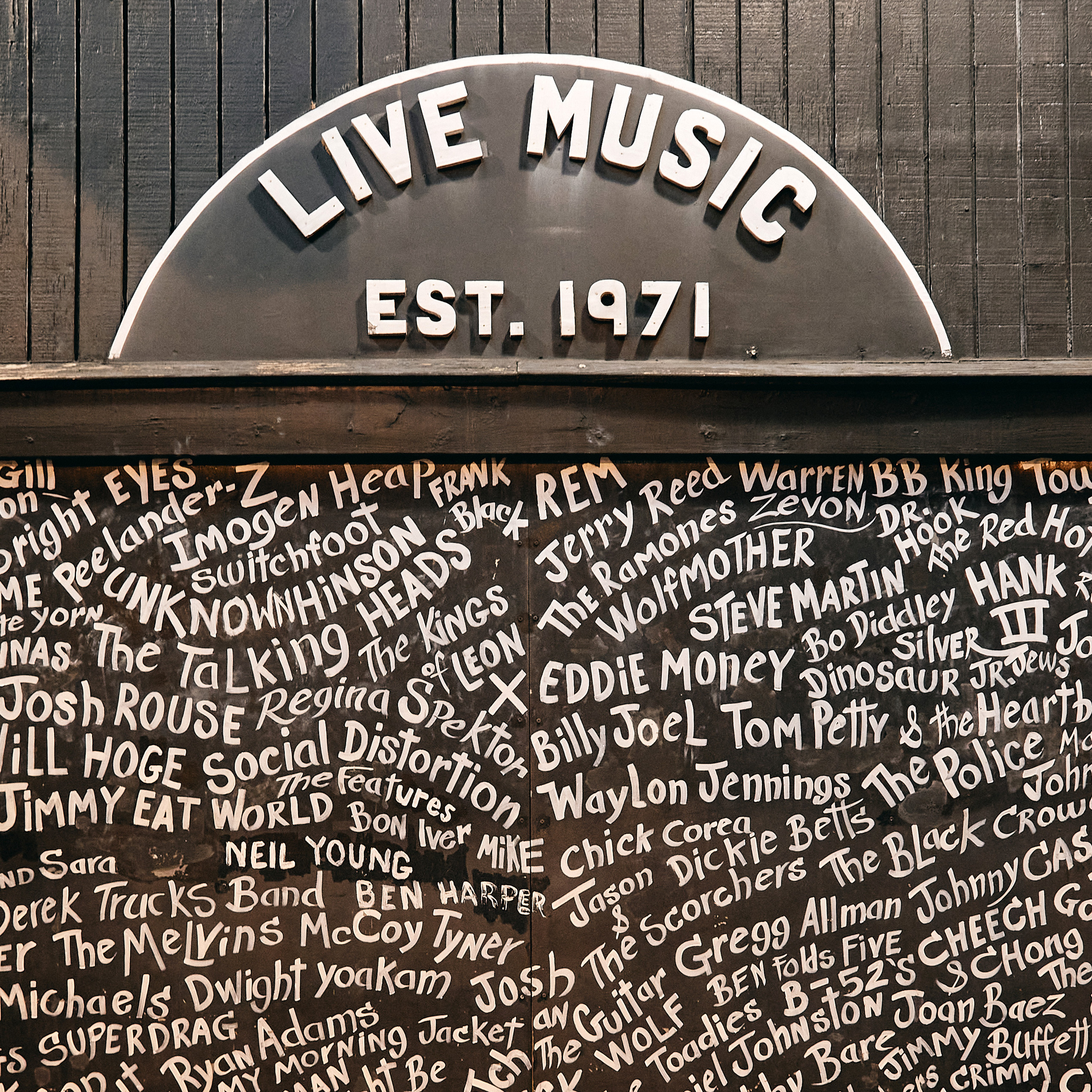 caption: The exterior of the music venue Exit/In in Nashville, Tenn. Small clubs like this were among the hardest hit by the coronavirus shutdowns.