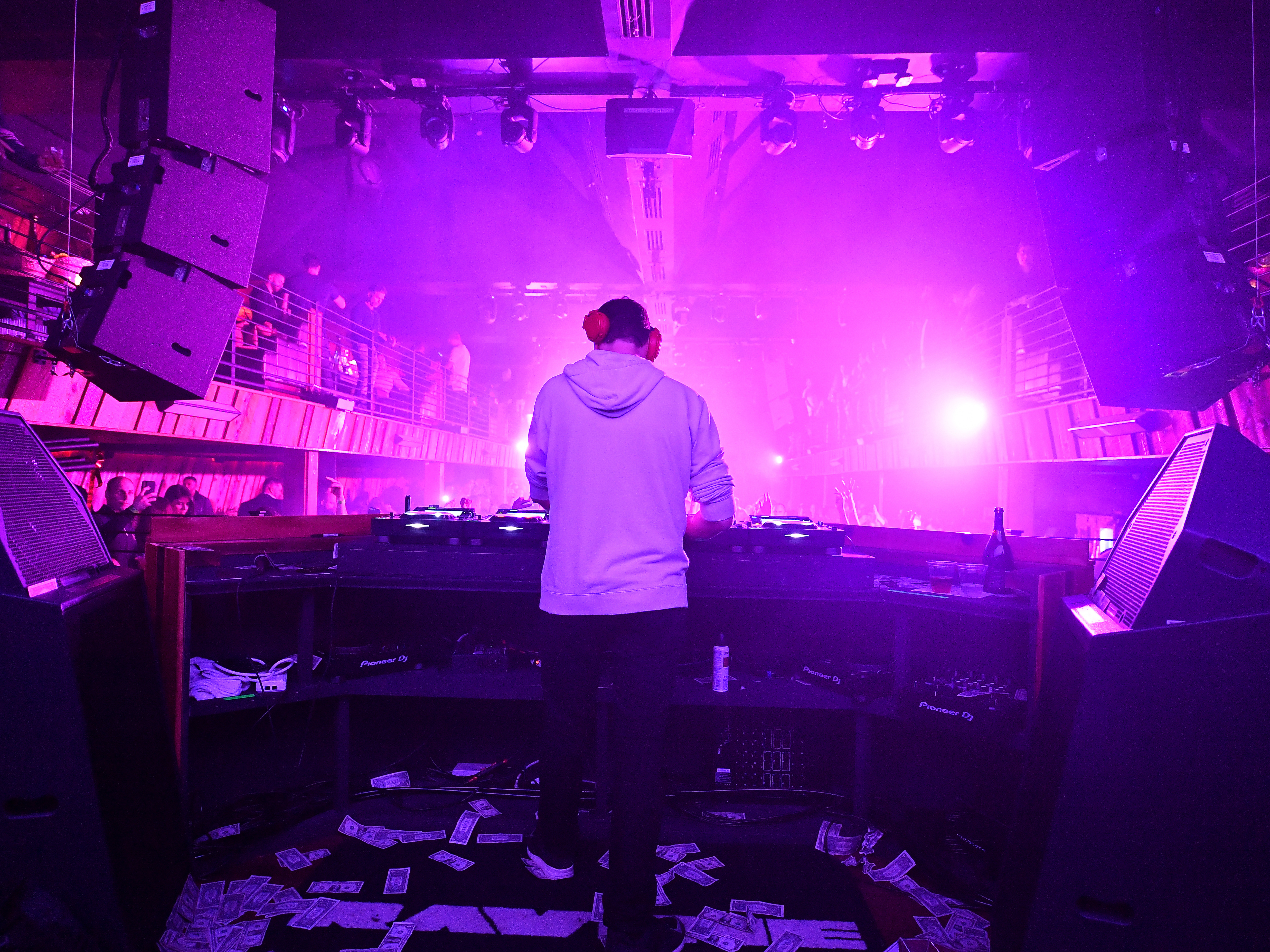 caption: Dutch superstar DJ Tiesto (seen here performing in Miami in February 2019) released a massively popular electronic reworking of Samuel Barber's <em>Adagio for Strings</em> in 2005.