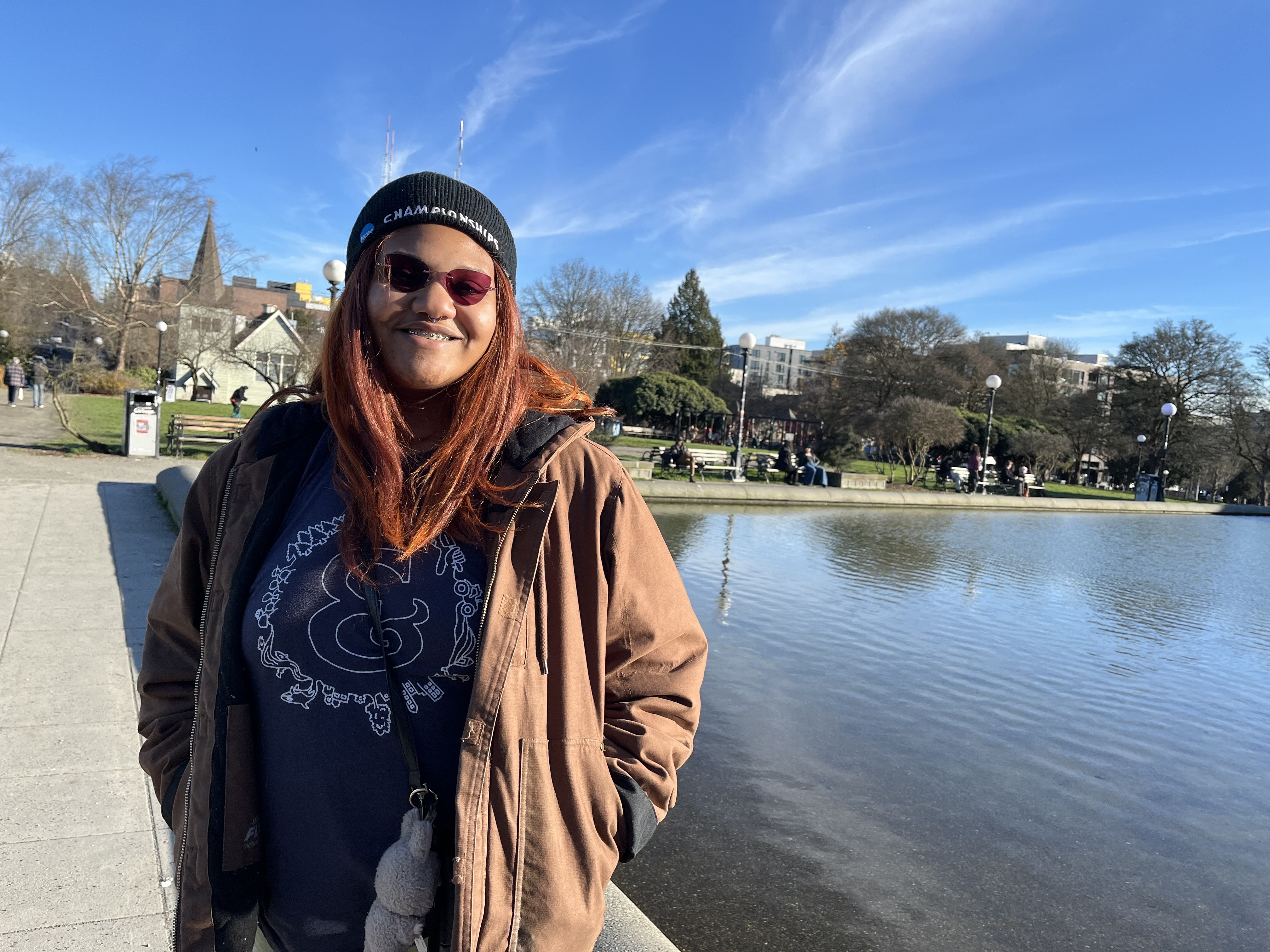 caption: Rheana Dale is a screening and outreach coordinator in Seattle who works with clients in Law Enforcement Assisted Diversion. 