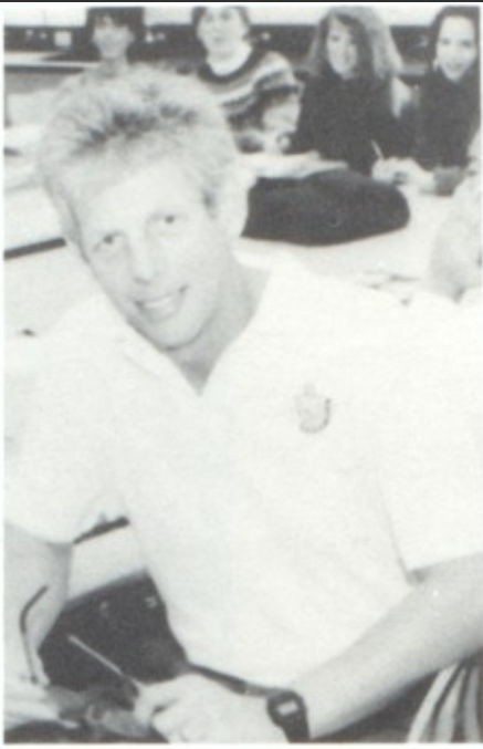 caption: Garfield High School teacher Tom Hudson in the 1990s.
