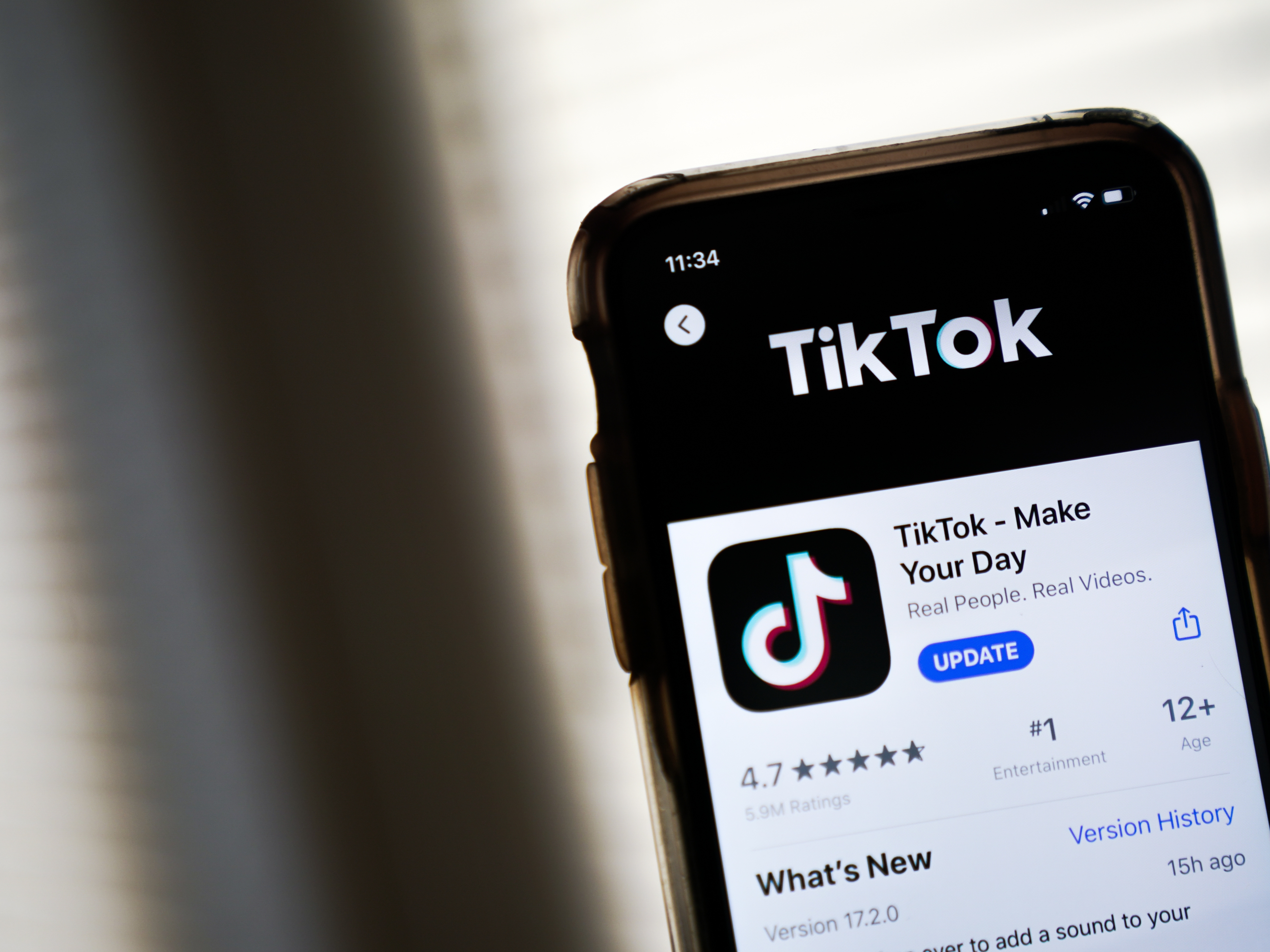 caption: After President Biden signed a law banning TikTok unless it divests from its China-based owner ByteDance, the viral video app sued to block it, arguing the act violates the First Amendment rights of millions of Americans.