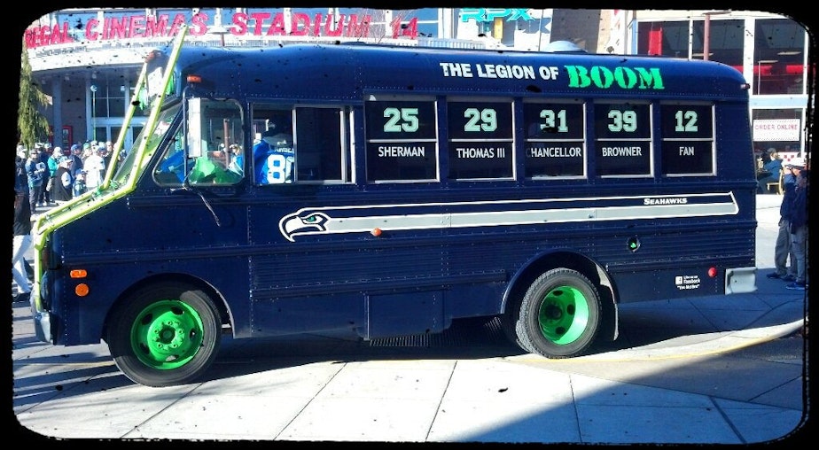 caption: The Legion of Boom bus.