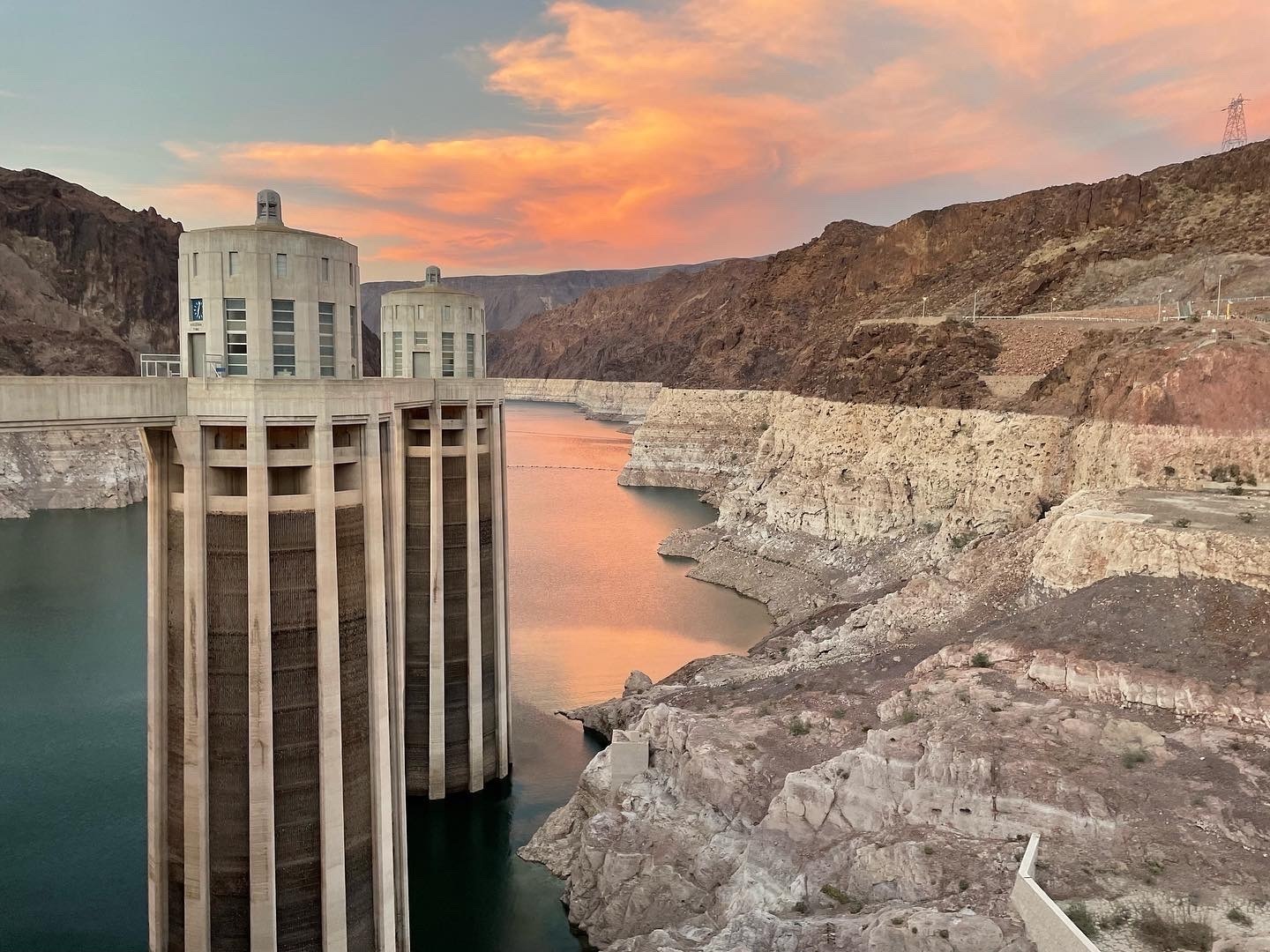 caption: Lake Mead, the largest reservoir in the nation, has shrunk so low there's concern the Hoover Dam will soon be unable to generate hydropower.