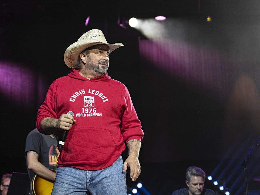 caption: Garth Brooks performs during the 48th Annual Academy of Country Music Awards at the MGM Grand Garden Arena on April 7, 2013 in Las Vegas.