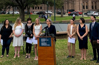 caption: When the Center for Reproductive Rights first announced the lawsuit against Texas in March, there were five patient plaintiffs. Now there are 20.