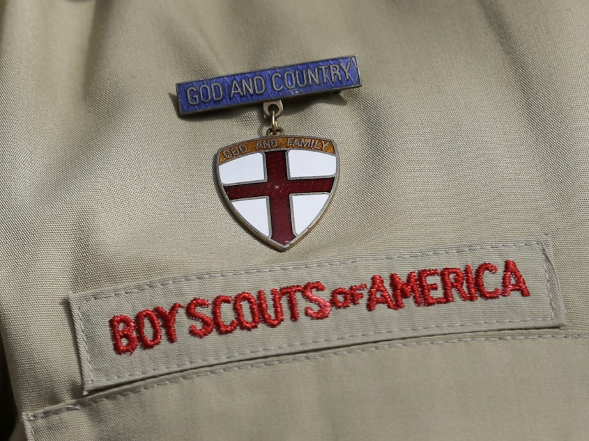 caption: Faced with hundreds of sexual abuse lawsuits, the Boy Scouts of America has filed for bankruptcy.