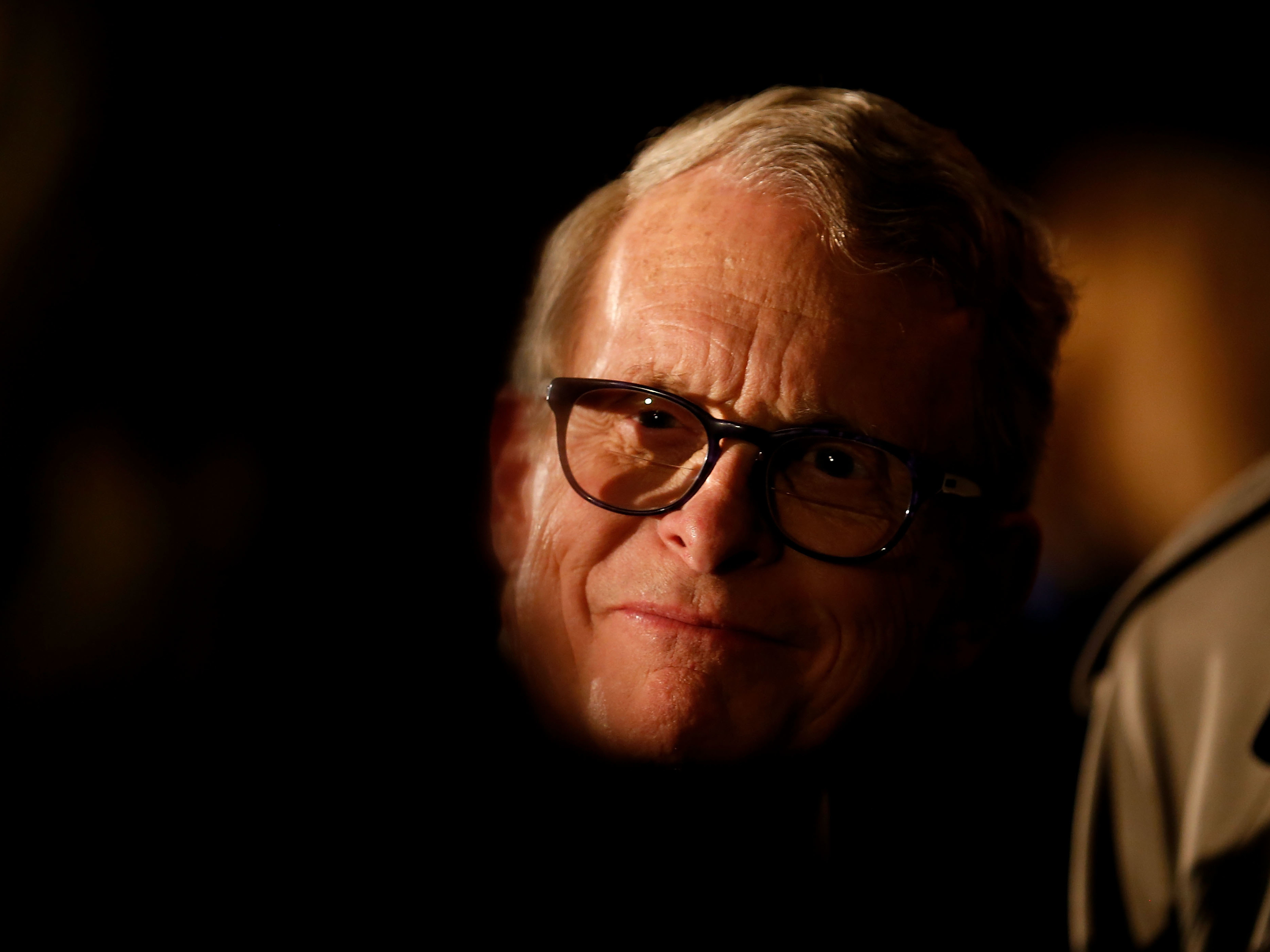 caption: Ohio Gov. Mike DeWine was tested as part of a protocol to meet with President Trump. He's the second governor known to have tested positive for the coronavirus.