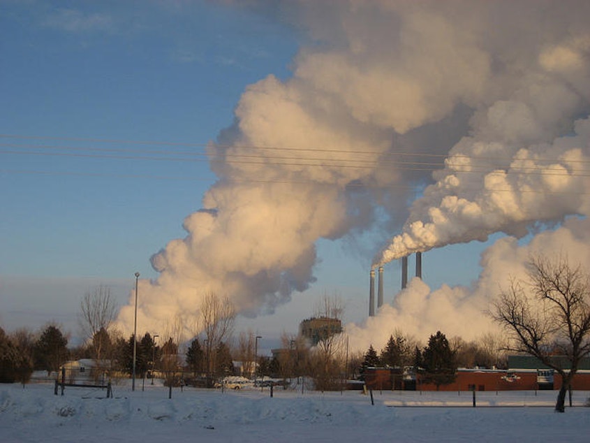 caption: Legislation passed by the Washington Senate could accelerate the closure of the coal-fired Colstrip power plant in eastern Montana, co-owned by Bellevue-based PSE and Spokane-based Avista Utilities.FLICKR PHOTO/SPOT US/RACHEL CERNANSKY (CC BY-SA 2.0) / HTTPS://FLIC.KR/P/AJAQVF