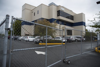 caption: Puget Sound Elementary School is pictured on Friday, April 29, 2022, in Tukwila. 