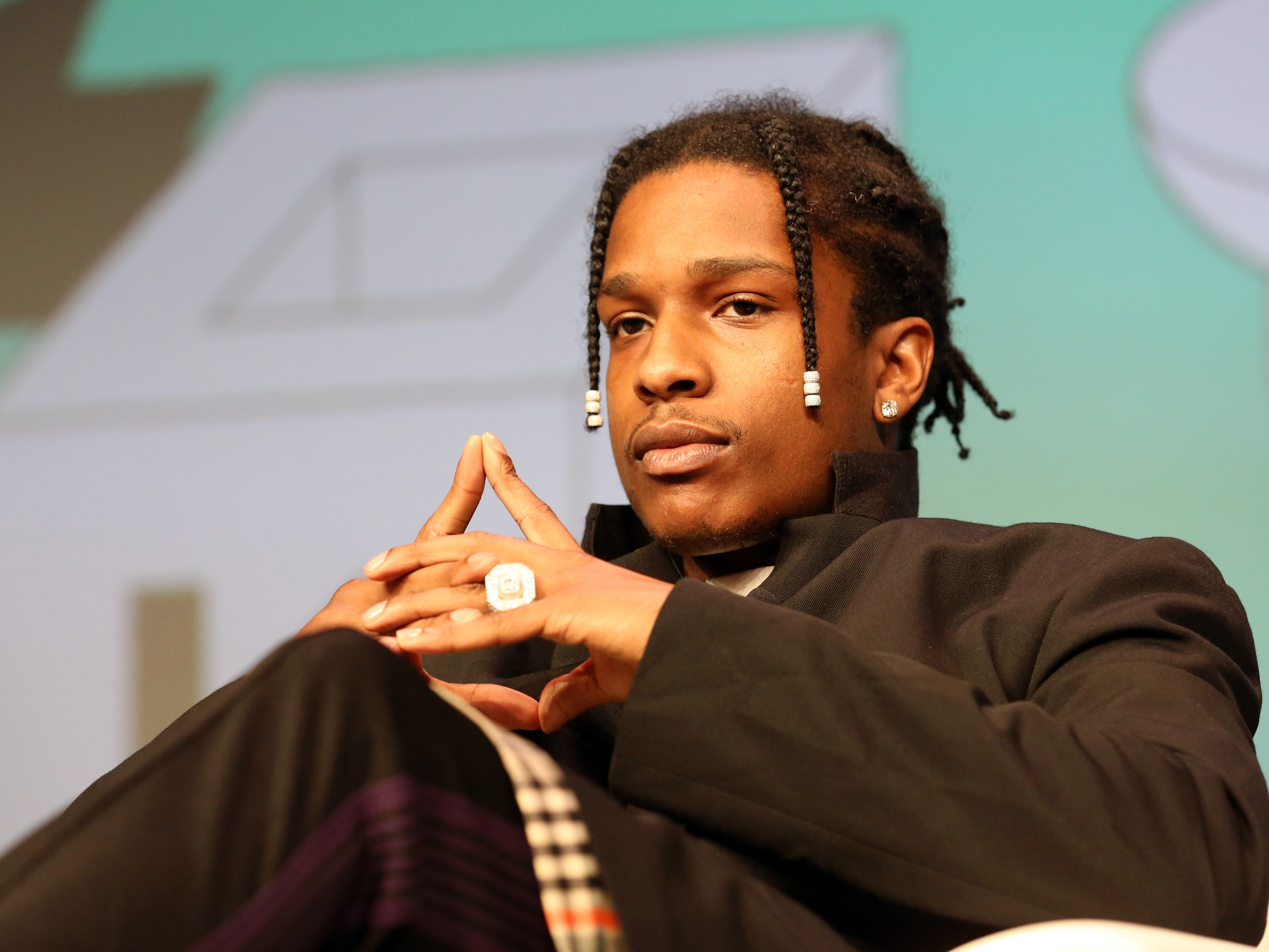 caption: Rapper A$AP Rocky