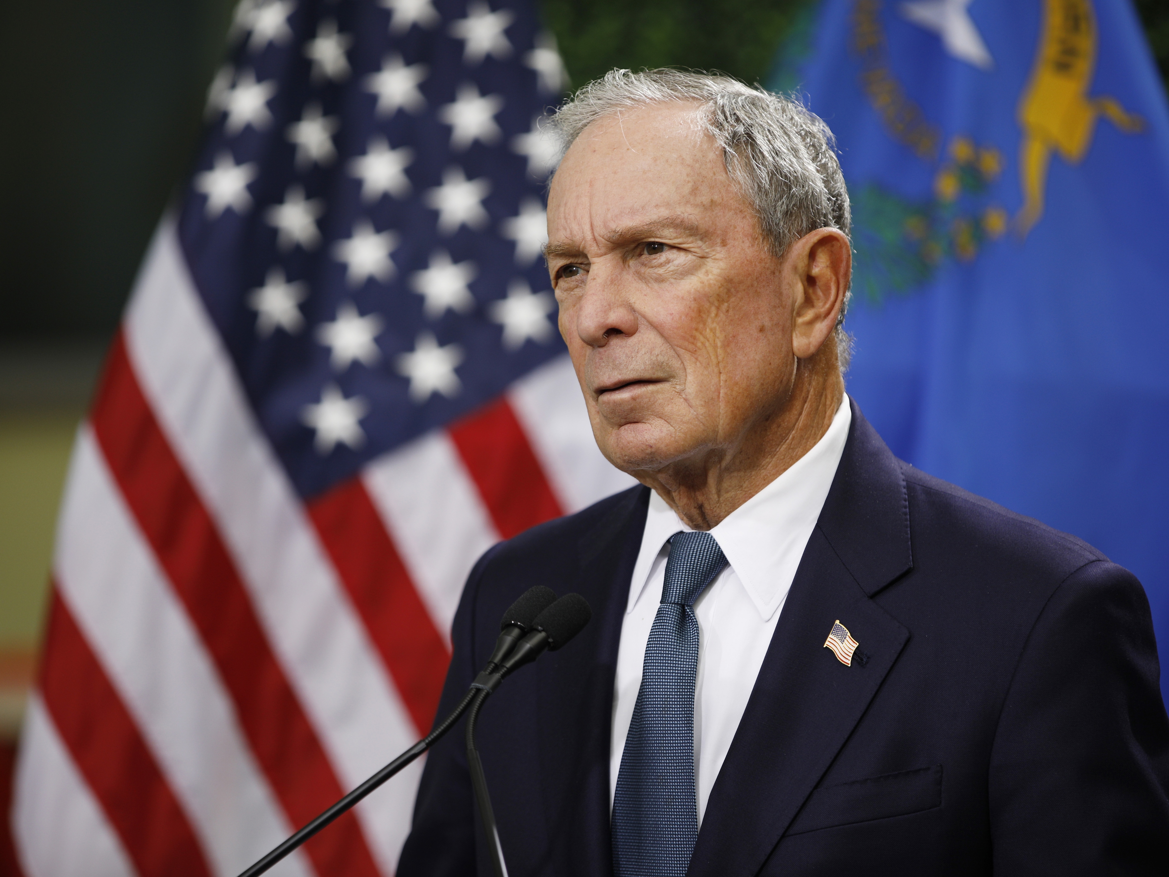 caption: Former New York City Mayor Michael Bloomberg is making a late entry into the Democratic presidential primary, less than three months before voters begin to cast ballots.