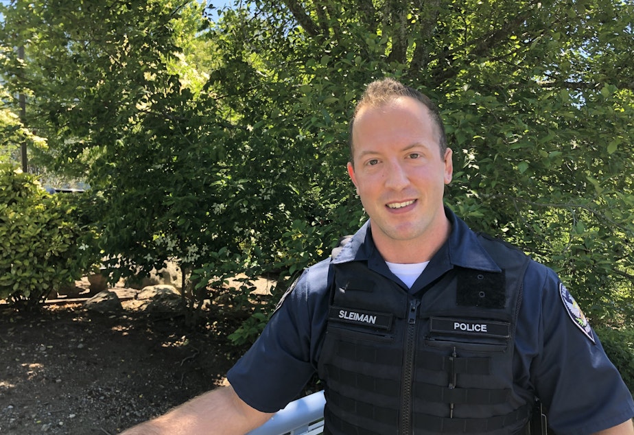 caption: James Sleiman said he has faith in his ability and his training officers' ability to "speak up when necessary" at the Richland Police Department.