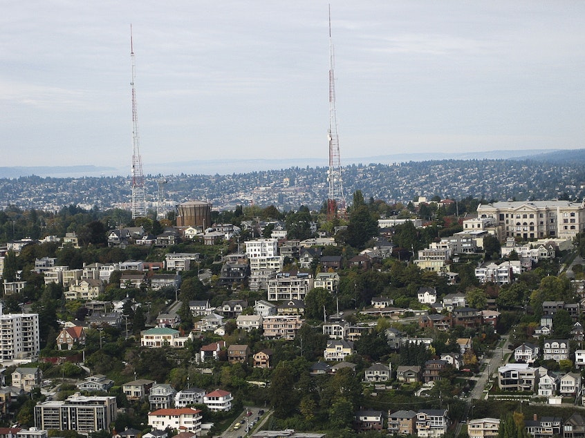 caption: Queen Anne hill in Seattle.