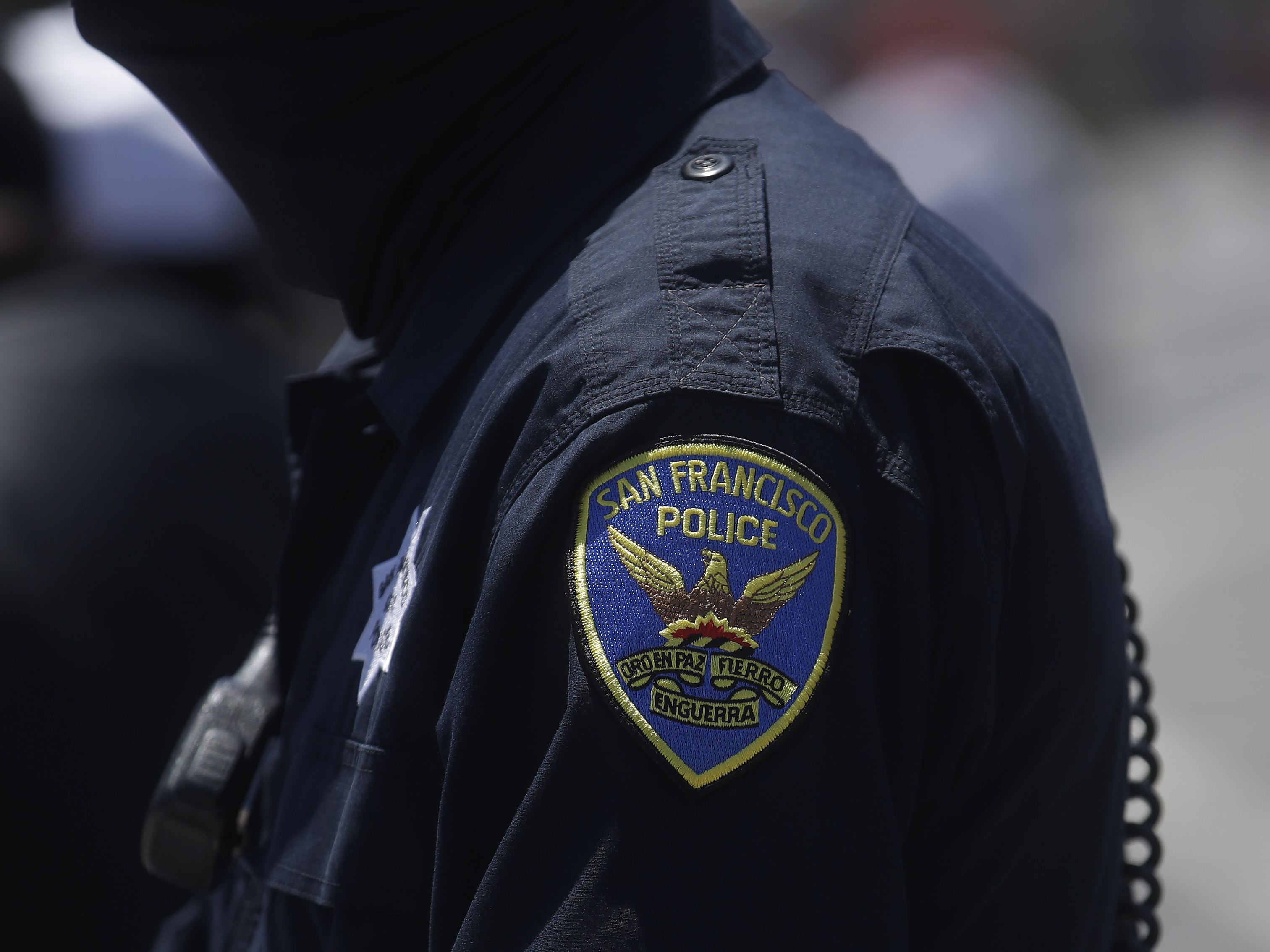 caption: The victim, who has not been identified, told San Francisco police that Darrell Hunter "used a hand gesture to mimic a gun, and simulated shooting the occupants of the business."