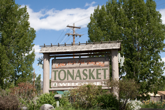 caption: Tonasket, in Washington's Okanogan County, no longer has a police force after the mayor disbanded it.