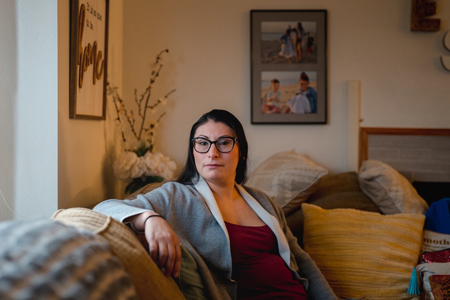 caption: Former Impact Public Schools parent and employee Carmen Escamilla-Soto said she took her concerns about student safety, as well as other families' complaints, all the way to the executive director of the Washington State Charter School Commission. He met with her - then never followed up, she said. 