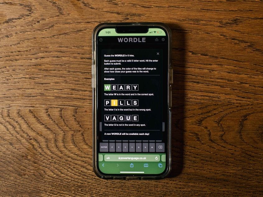 caption: Wordle: The Party Game, an offline version of the original online word puzzle, will allow two to four players to compete in person and is set to release this fall.