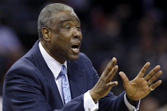 caption: Charlotte Bobcats coach Paul Silas argues a call during the first half of an NBA basketball game against the Chicago Bulls in Charlotte, N.C., April 18, 2012. Silas, a member of three NBA championship teams, has died, his family announced Sunday, Dec. 11, 2022. He was 79. 