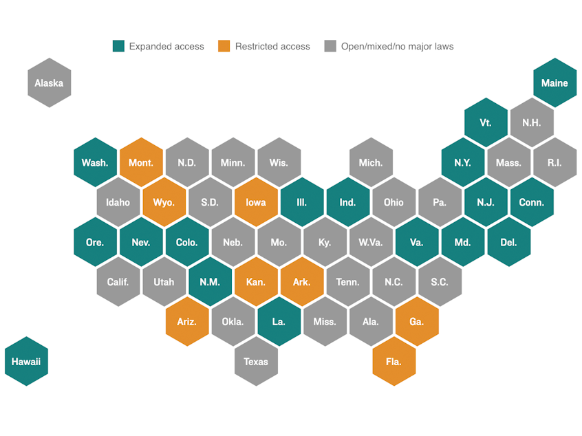 Map: How Voting Laws Have Changed Since The 2020 Election