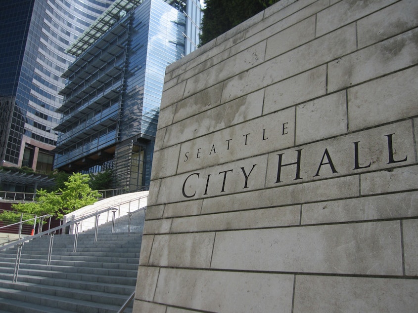caption: Seattle City Hall.