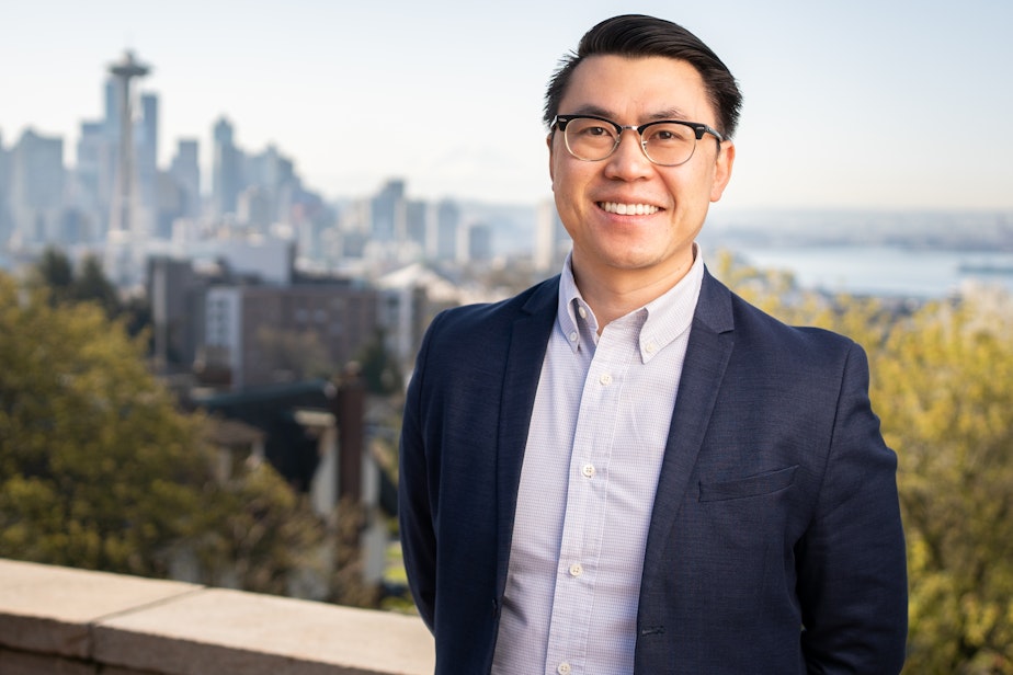 caption: State Senator Joe Nguyen is running to unseat King County Executive Dow Constantine.