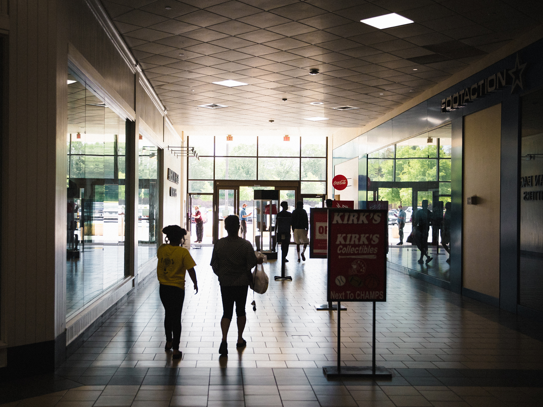 caption: South Carolina has permitted retail stores to reopen to customers. It's one of a handful of states easing up on some social distancing restrictions.