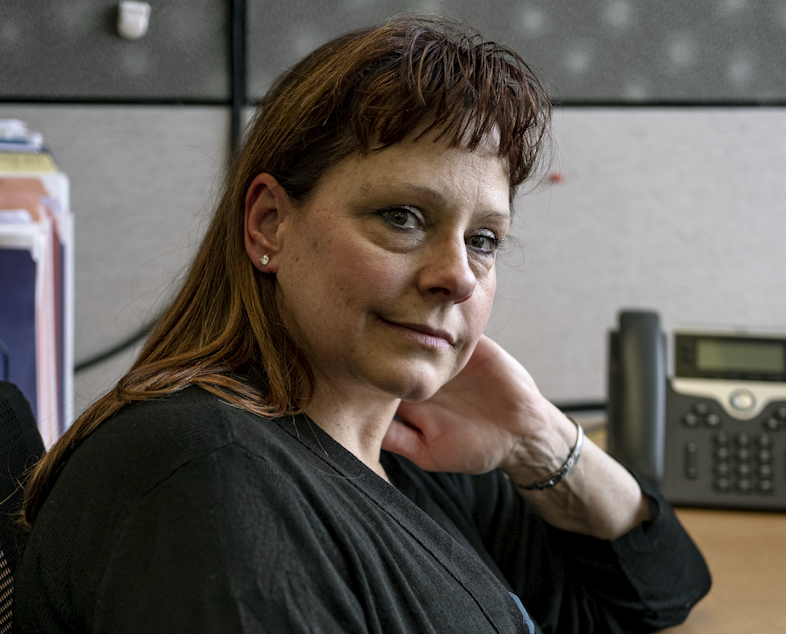 caption: Portrait of Dana Nguyen, Program Manager for Infection Prevention at Clark County Public Health in Vancouver, Washington on March 29, 2022.