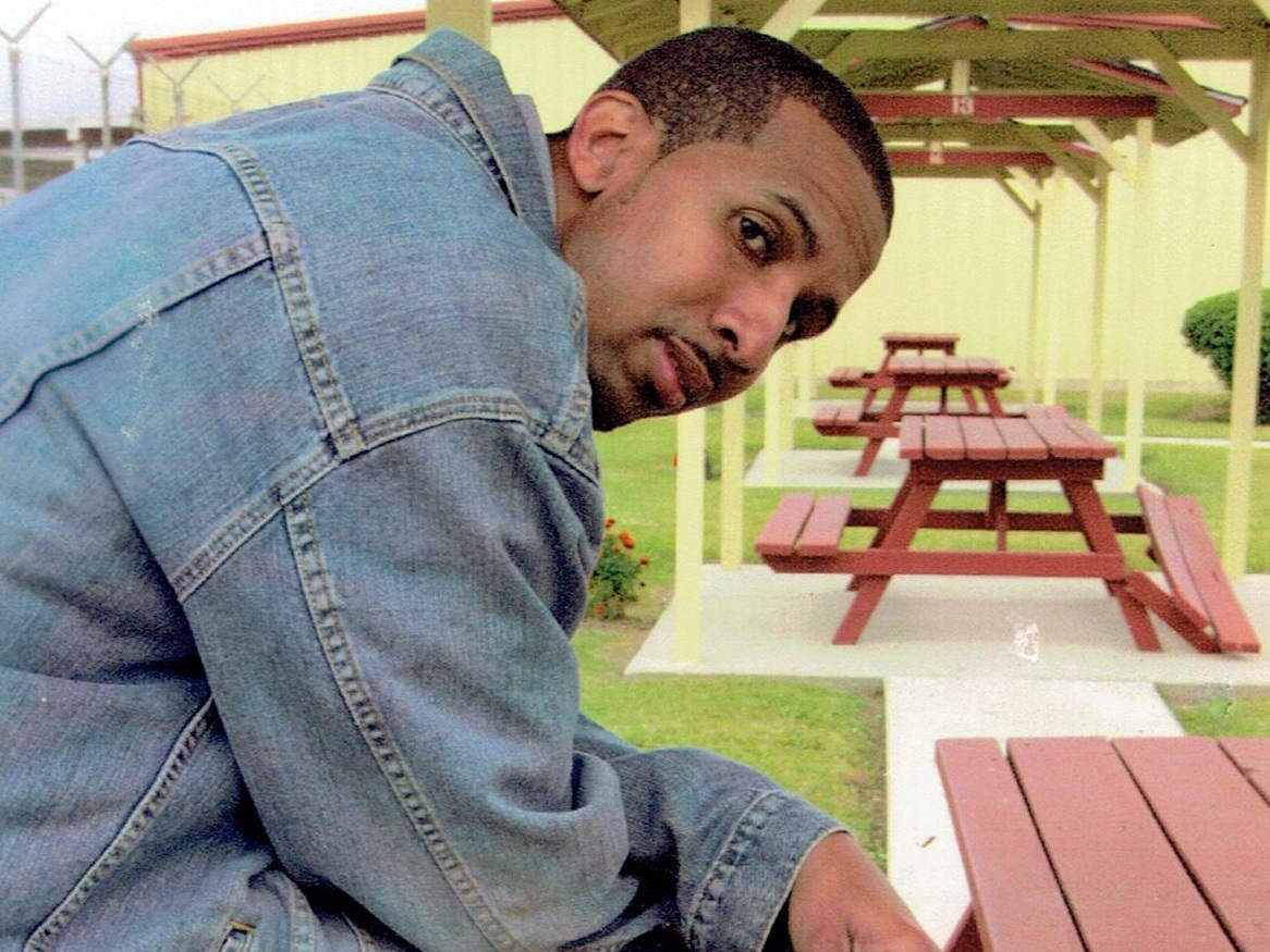 caption: McKinley "Mac" Phipps at Lousiana's Elayn Hunt Correctional Center in 2011.