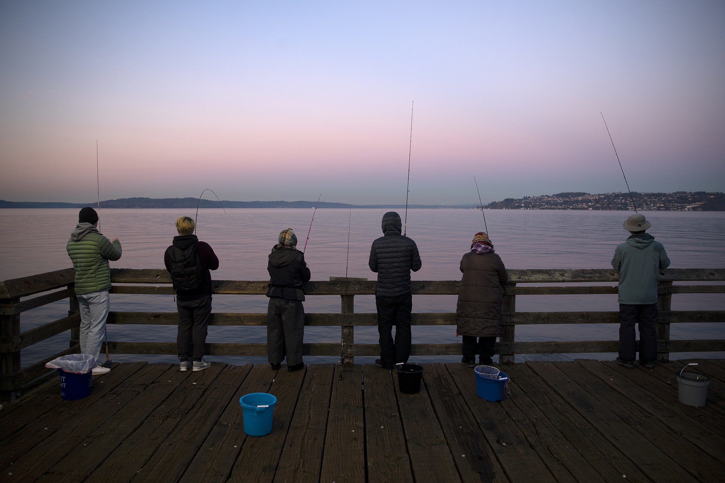 KUOW - Photos: Squidding From Tacoma's Les Davis Pier