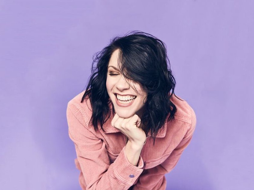 caption: K.Flay's latest album, <em>Solutions</em>, is out now.