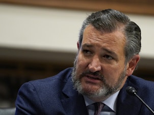 caption: Sen. Ted Cruz, R-Texas, speaks during a Senate Foreign Relations Committee in September.