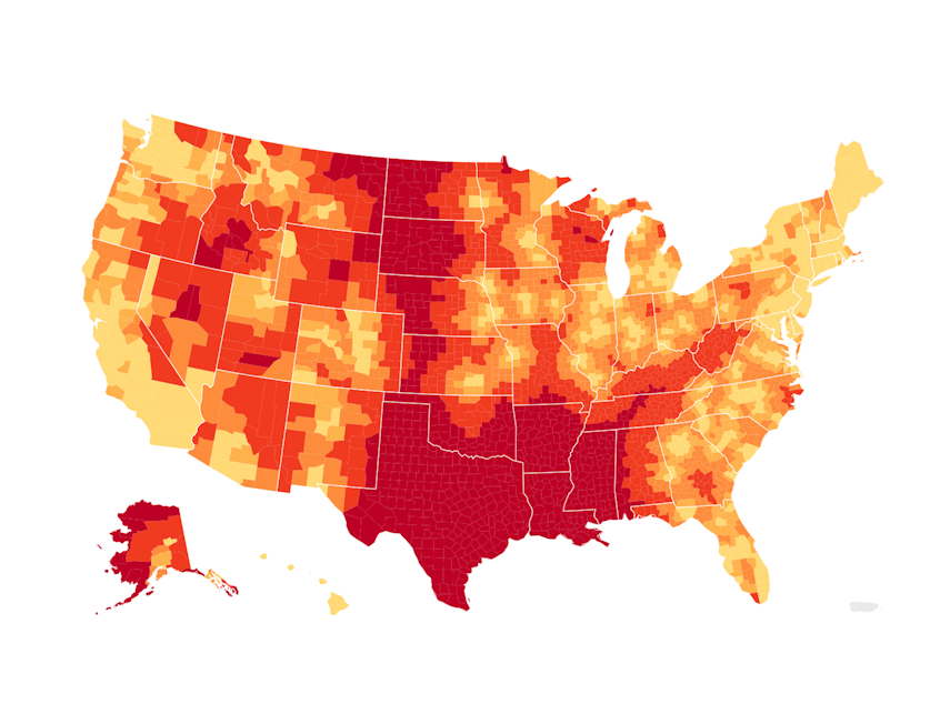 Abortion access in the U.S., 2013 vs. 2023: The number of Americans who live more than 200 miles from a clinic or hospital that provides abortion dramatically grew in the past decade.