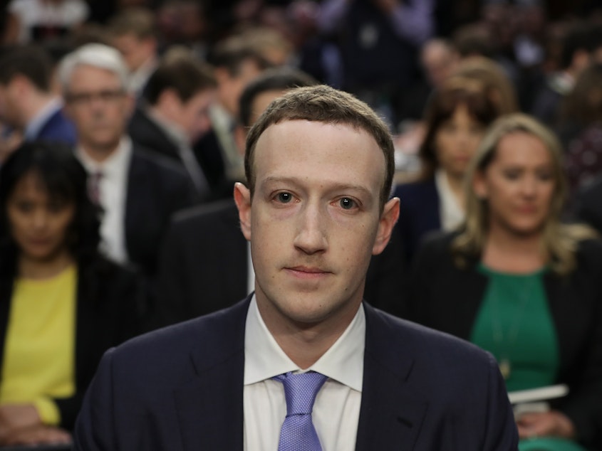 caption: Facebook CEO Mark Zuckerberg is back testifying before the Senate Judiciary Committee. He's testified several times before, including in 2018 (pictured here).