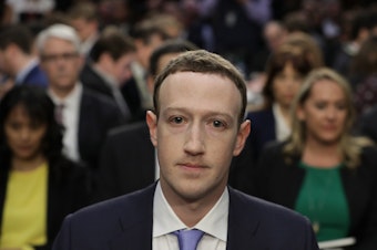 caption: Facebook CEO Mark Zuckerberg is back testifying before the Senate Judiciary Committee. He's testified several times before, including in 2018 (pictured here).