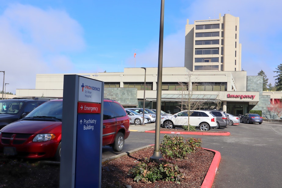 caption: At Providence St. Peter Hospital in Olympia, non-urgent surgeries are being cancelled and nurses who don't normally work with patients are being prepared to return to the front lines. The actions come as COVID-19 cases continue to spike.