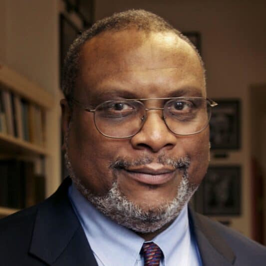 caption: Dr. Quintard Taylor taught history at the University of Washington and created BlackPast.org, an online collection of global Black history. He died Sept. 21, 2025, at the age of 76.