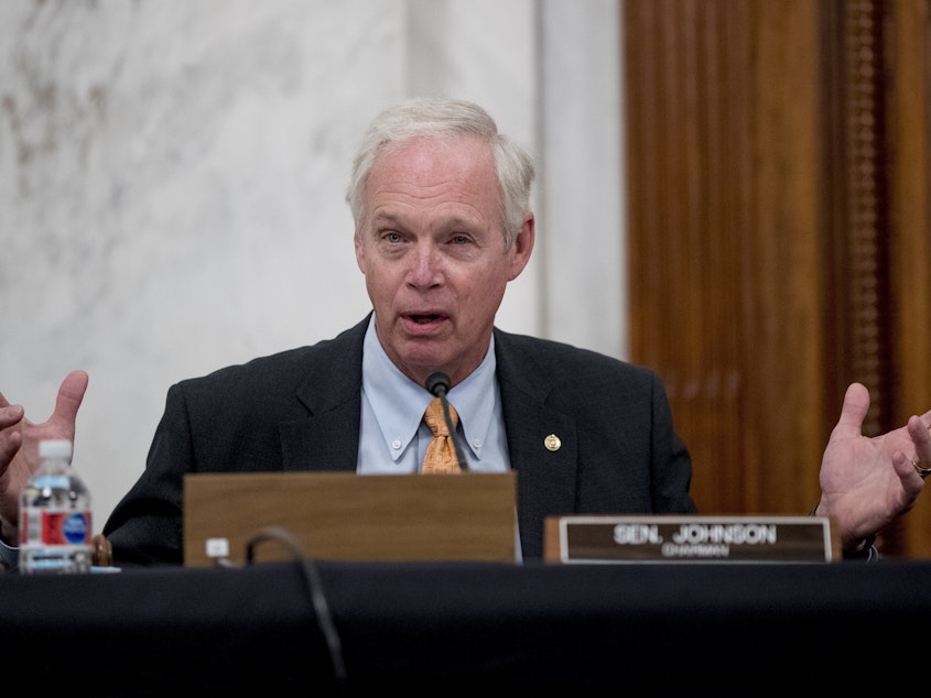 caption: Sen. Ron Johnson, R-Wis., of the Senate Homeland Security and Governmental Affairs Committee pushed for a subpoena for Blue Star Strategies, a consulting firm with ties to Burisma, the Ukrainian gas company.