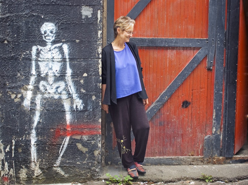 caption: Poet Heather McHugh.