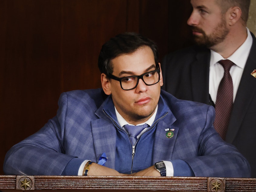 caption: Rep. George Santos, R-N.Y., could become the first member expelled from Congress in more than 20 years.