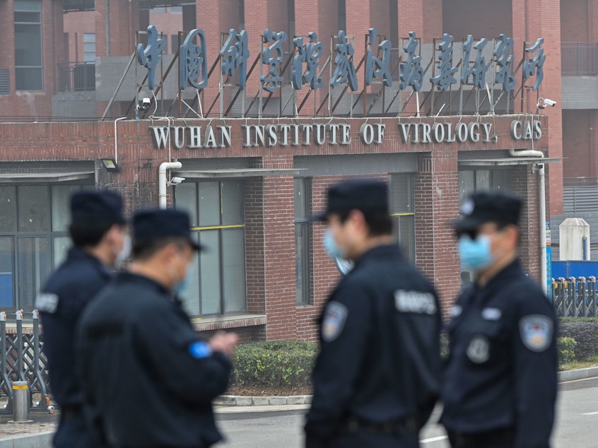 caption: President Biden directed the intelligence agencies to look for evidence of an accident at the Wuhan Institute of Virology (pictured). Many scientists still think its more likely the virus came form the wild.