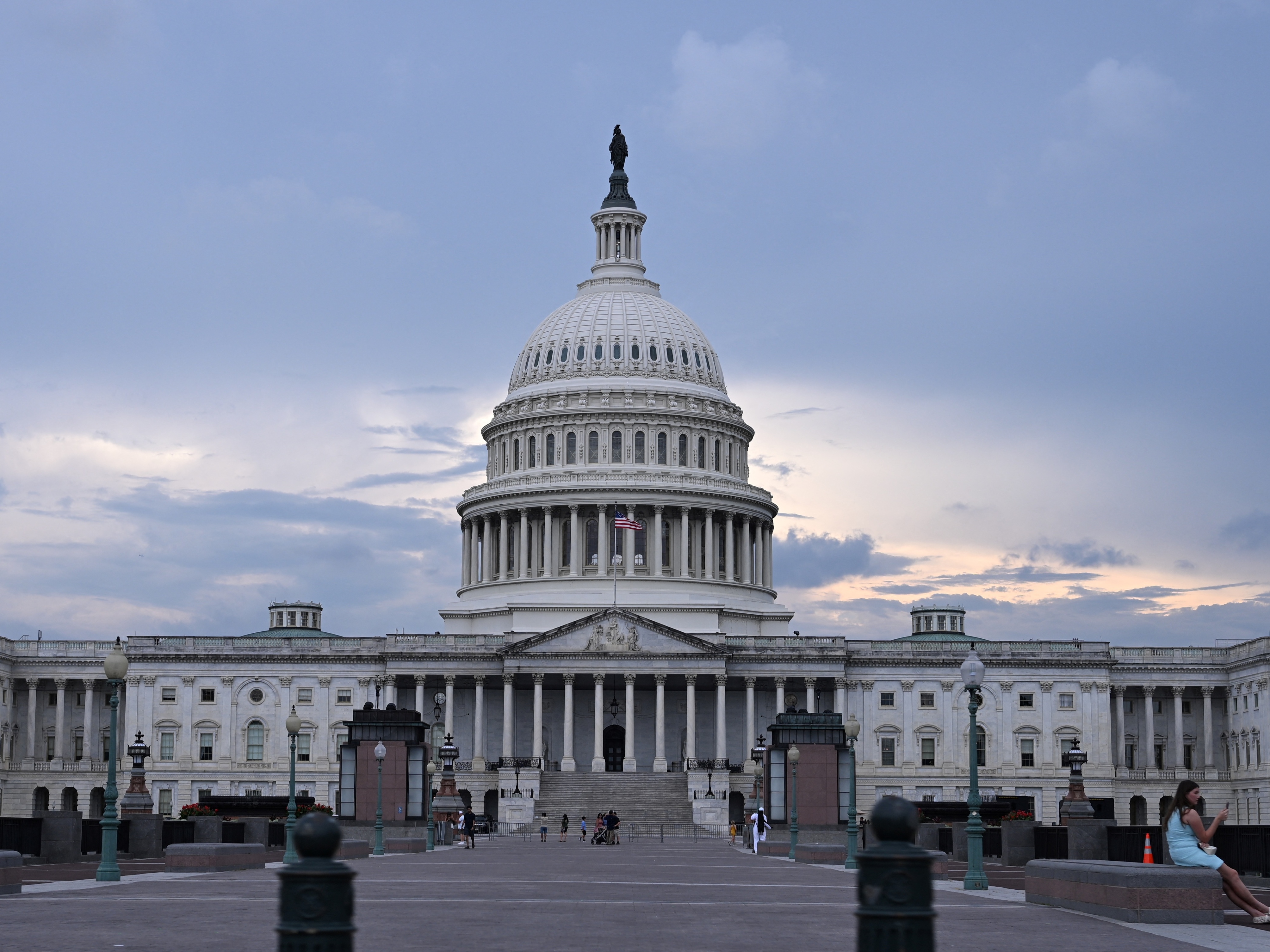 caption: The U.S. Capitol is seen in Washington, D.C., on July 16.