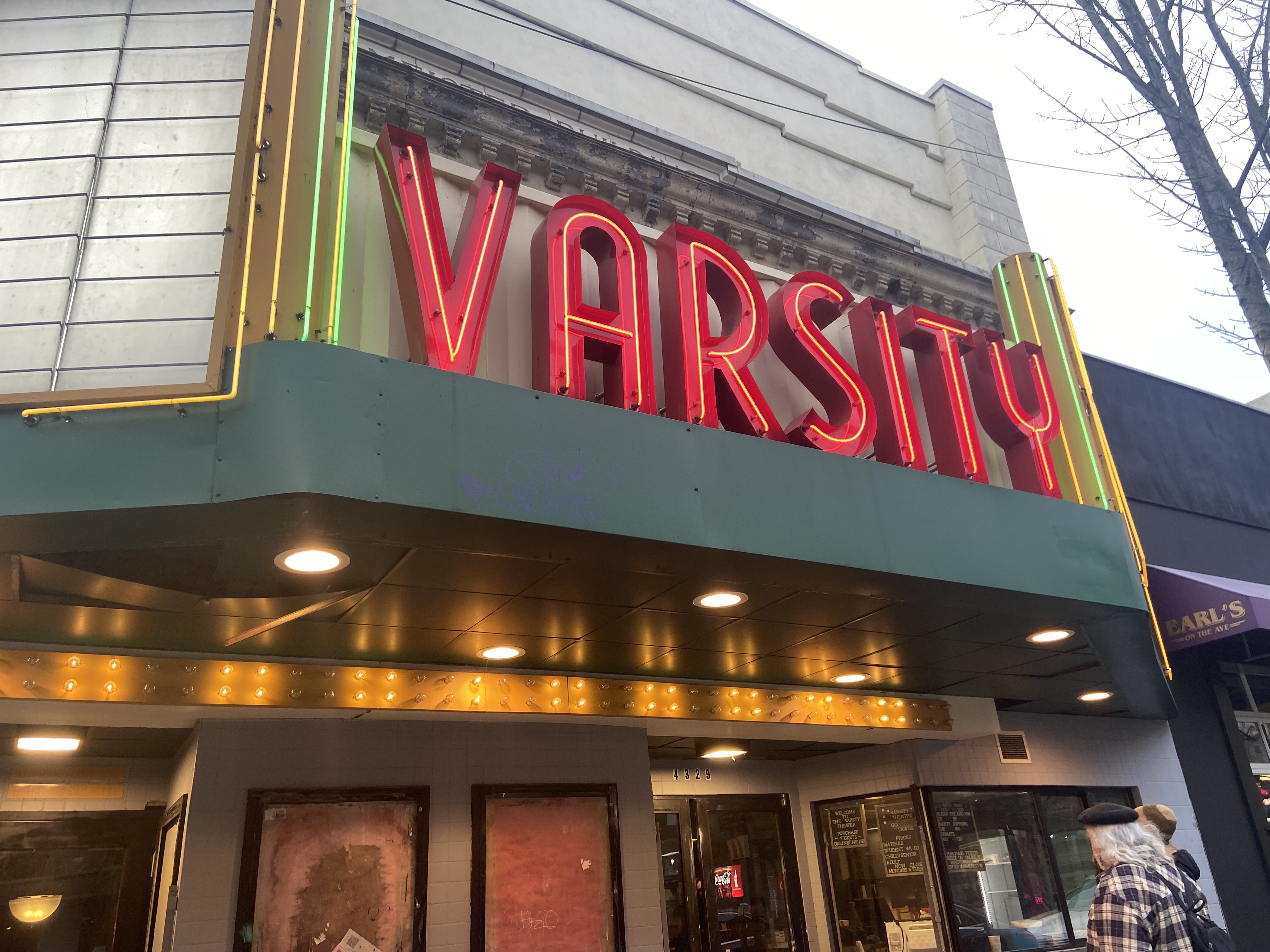 caption: The Varsity Theater in Seattle's U-District officially closed Jan. 15, 2026. The neighborhood is now without a movie theater for the first time in 80 years.