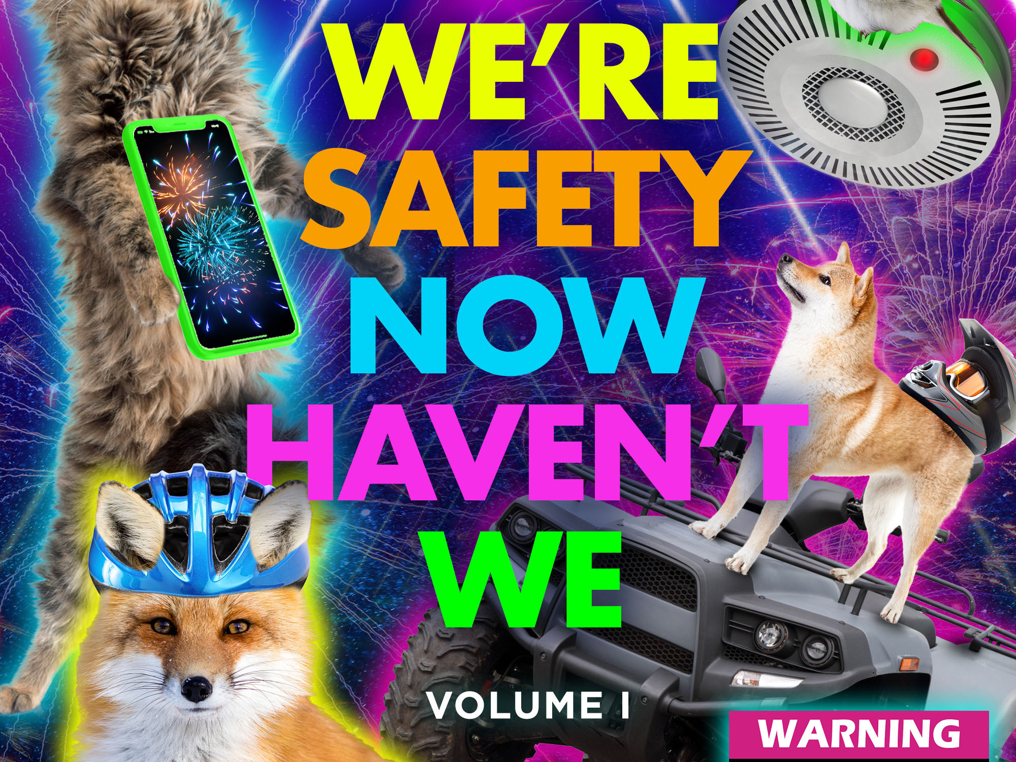 caption: The Consumer Product Safety Commission's new album features some of its iconic mascots on the cover and seven safety-focused tracks.