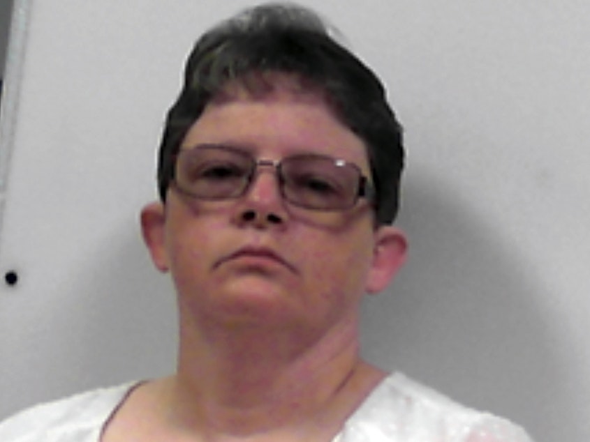caption: A photo released in 2020 by the West Virginia Regional Jail and Correctional Facility Authority shows Reta Mays, a former nursing assistant at the Louis A. Johnson VA Medical Center in Clarksburg, W.V. Mays was sentenced to multiple life terms after pleading guilty to intentionally using fatal doses of insulin to kill several patients.