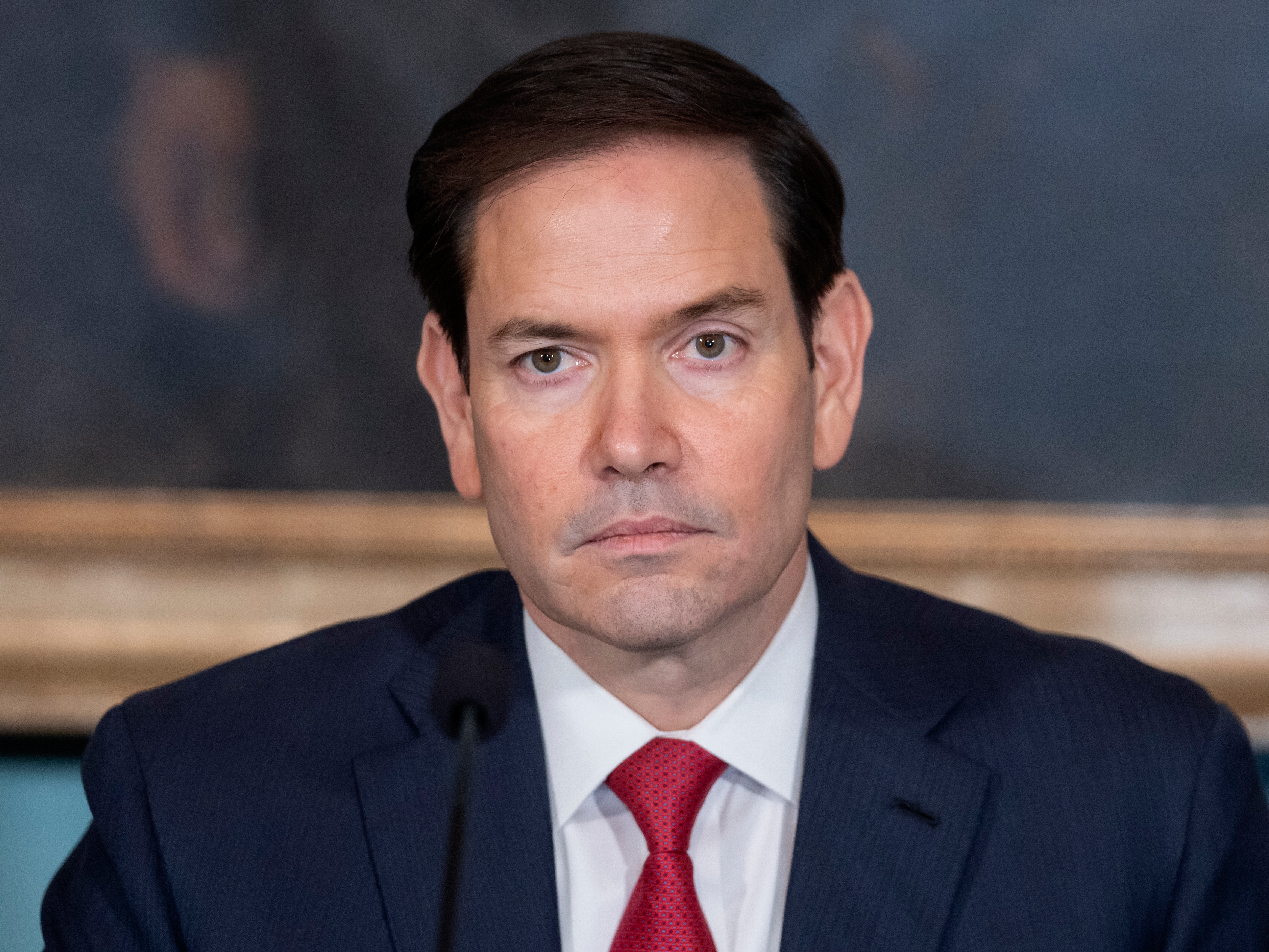 caption: Secretary of State Marco Rubio attends a signing ceremony for a peace agreement between Rwanda and the Democratic Republic of the Congo at the State Department, June 27, 2025, in Washington.